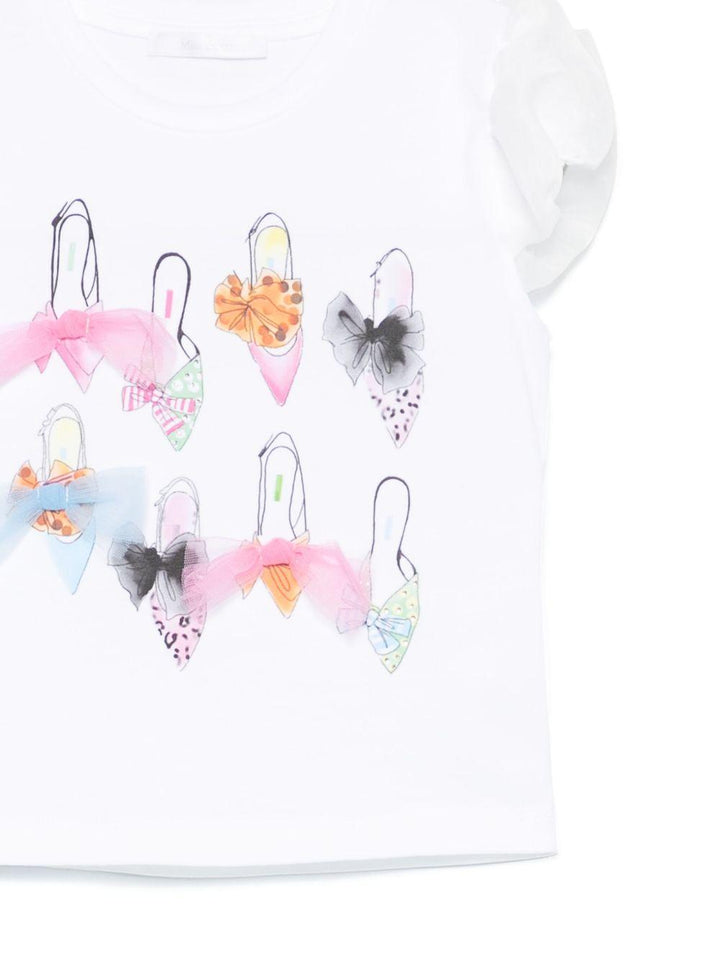 t-shirt bianca bambina