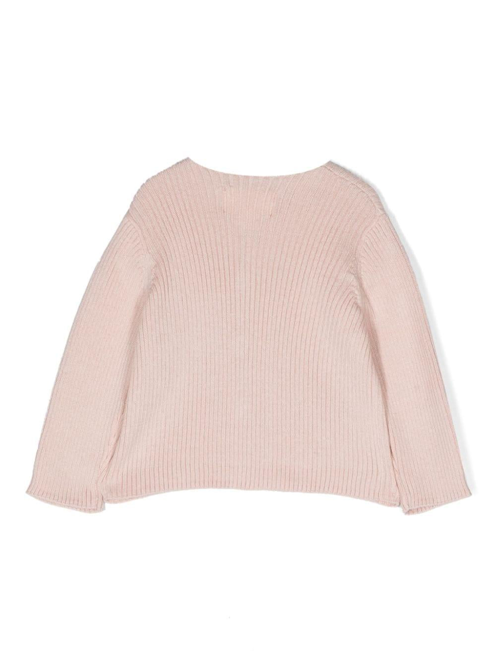 Cardigan rosa neonata