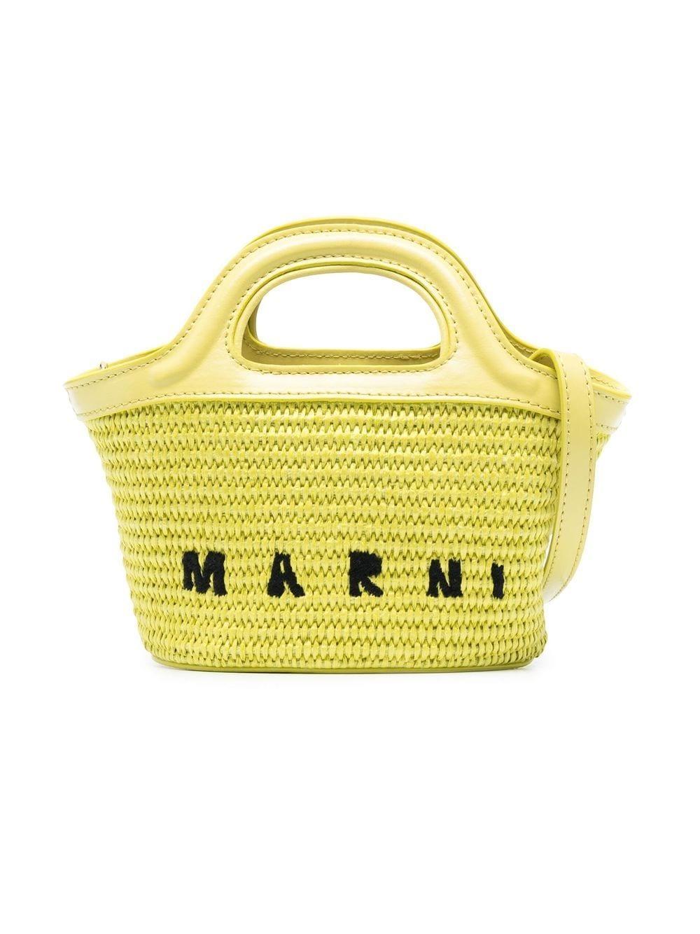 Borsa gialla bambina M00814P3860 00Y07 MARNI KIDS 