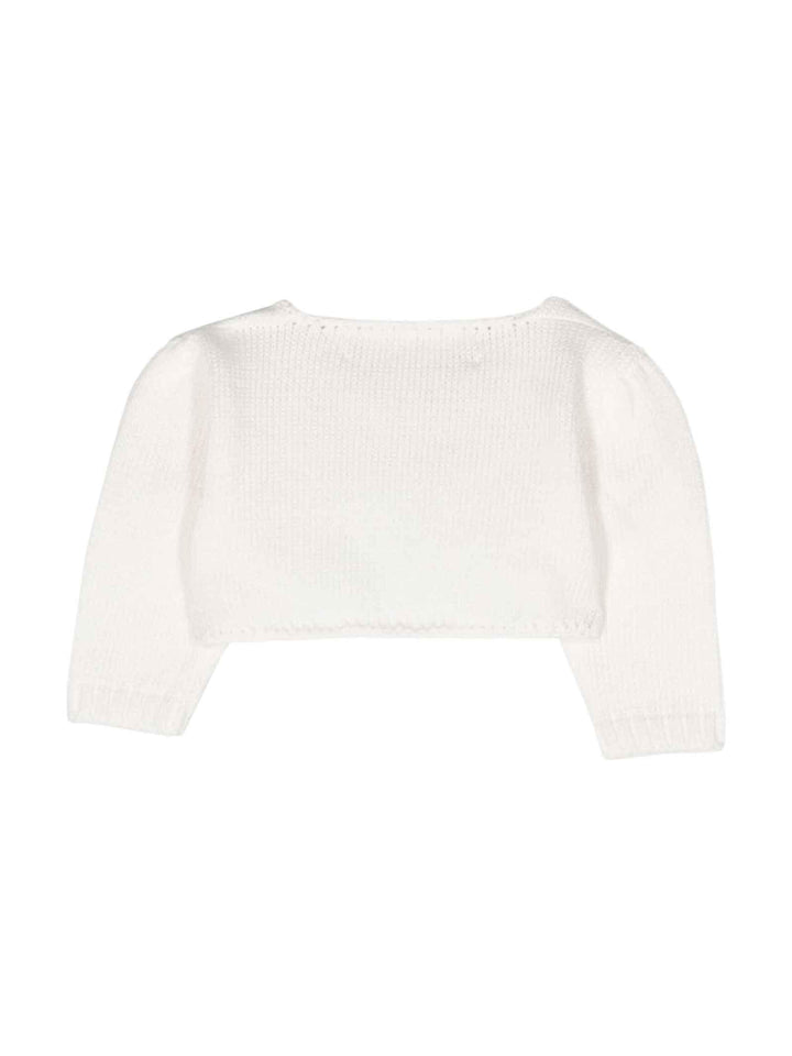 Cardigan bianco neonata