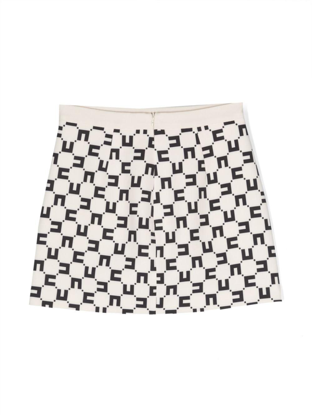 Gonna bianco/nera bambina