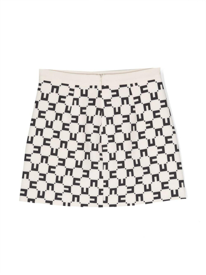 Gonna bianco/nera bambina