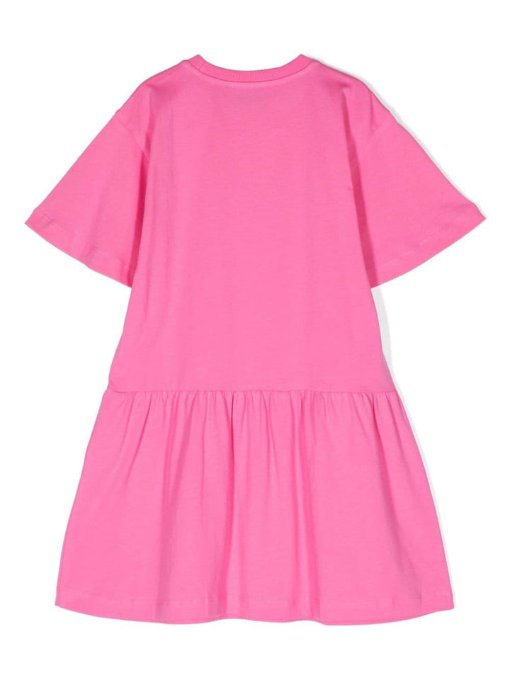 abito rosa bambina HDV0EPLAA01 50671 MOSCHINO KIDS 