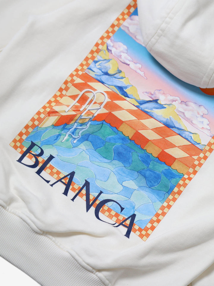 Felpa bianca bambino