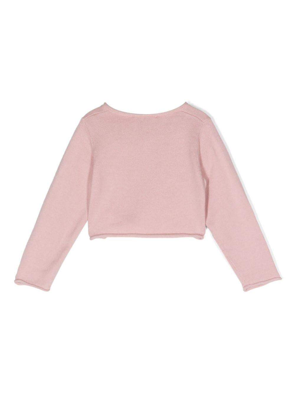 cardigan rosa neonata