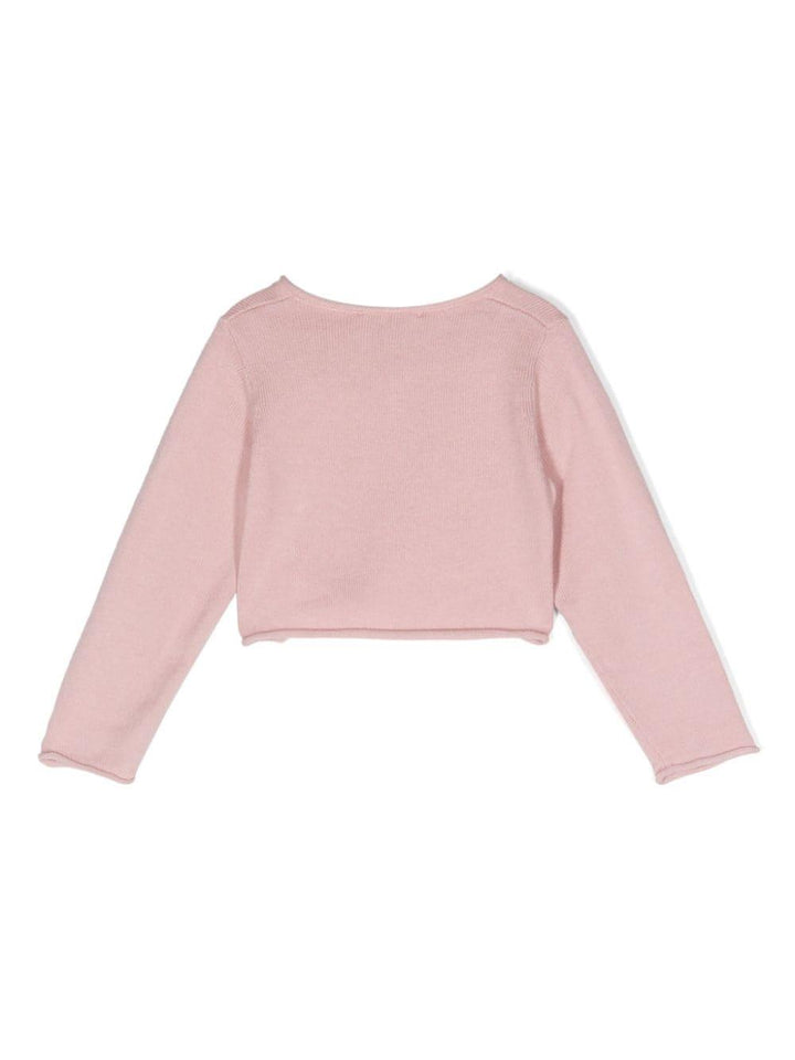 cardigan rosa neonata