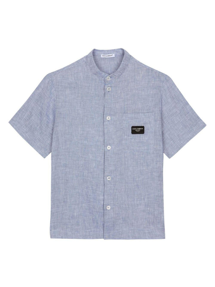 camicia azzurra bambino