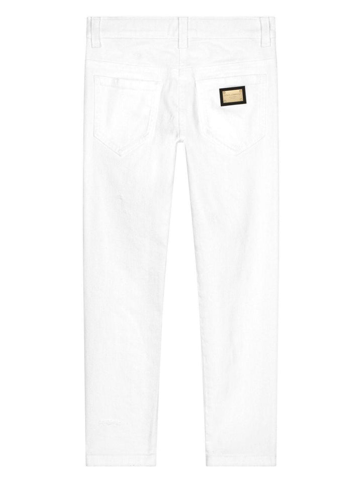 pantaloni bianchi bambina