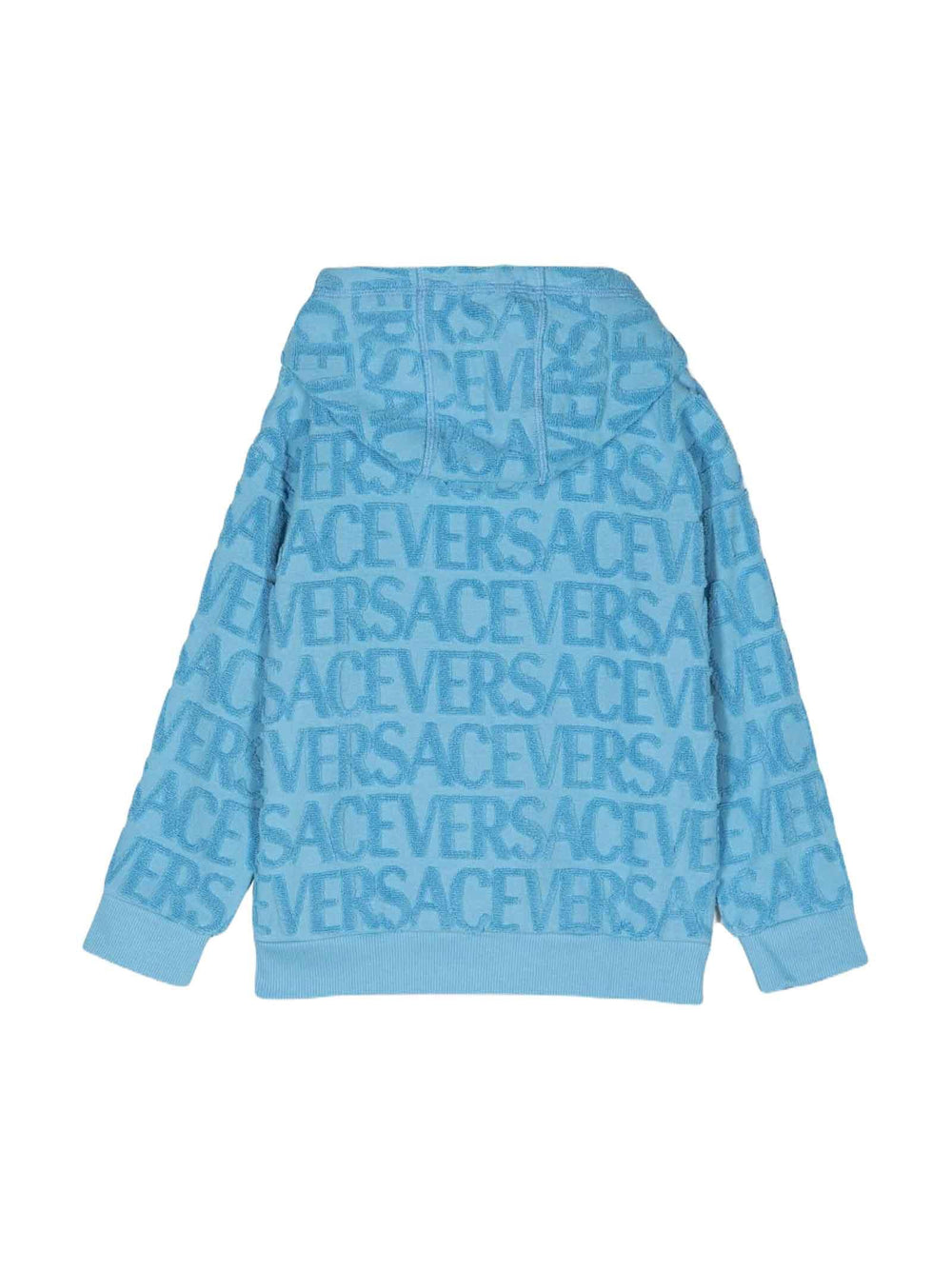 Felpa blu bambino 10016771A08124 1VA90 VERSACE 