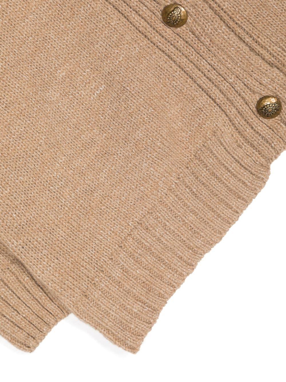 Cardigan beige bambina