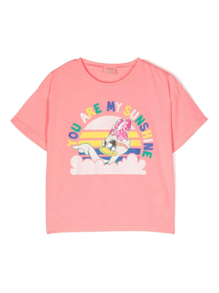 T-shirt rosa bambina