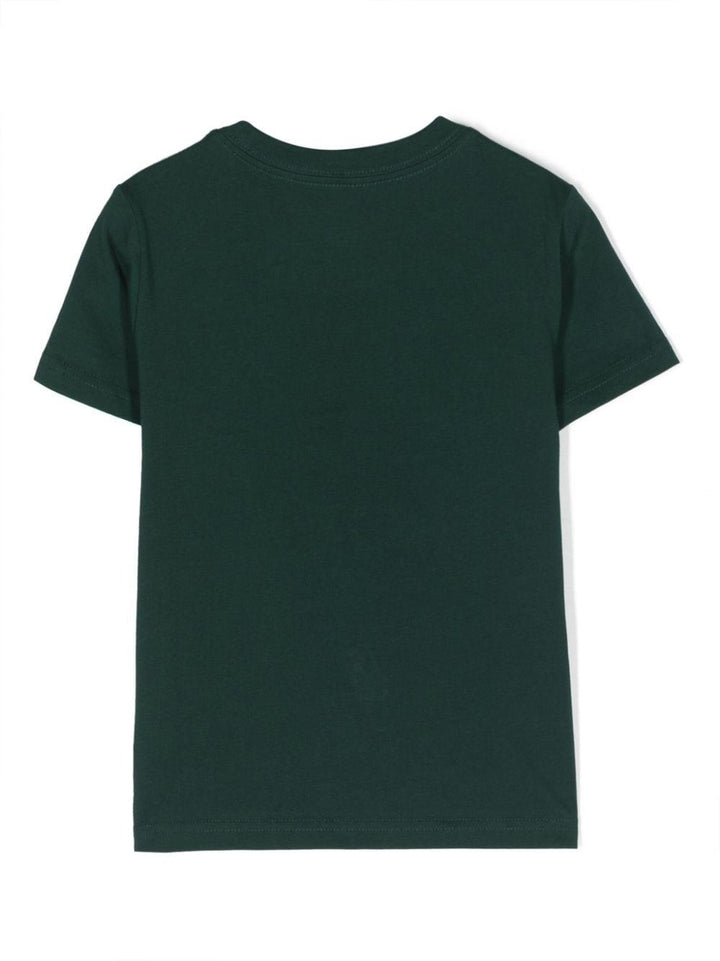 T-shirt verde bambino con stampa 322853828 022 RALPH LAUREN KIDS 