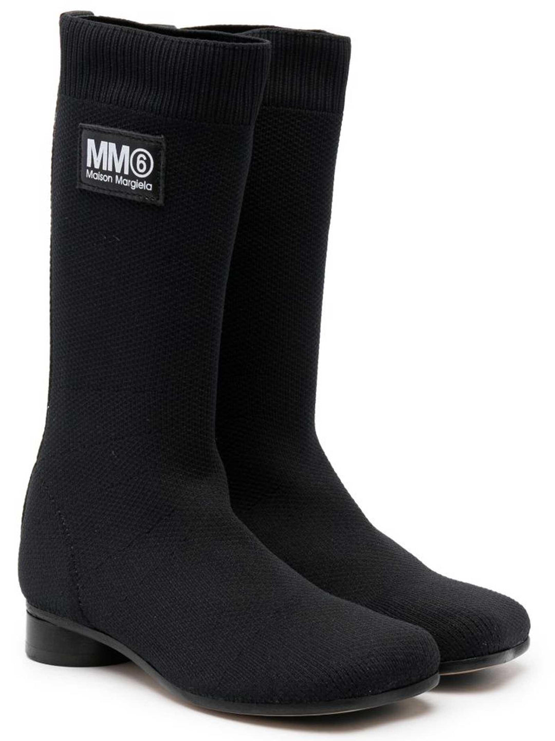 Stivali neri bambina 75010 VAR01 MM6 KIDS 