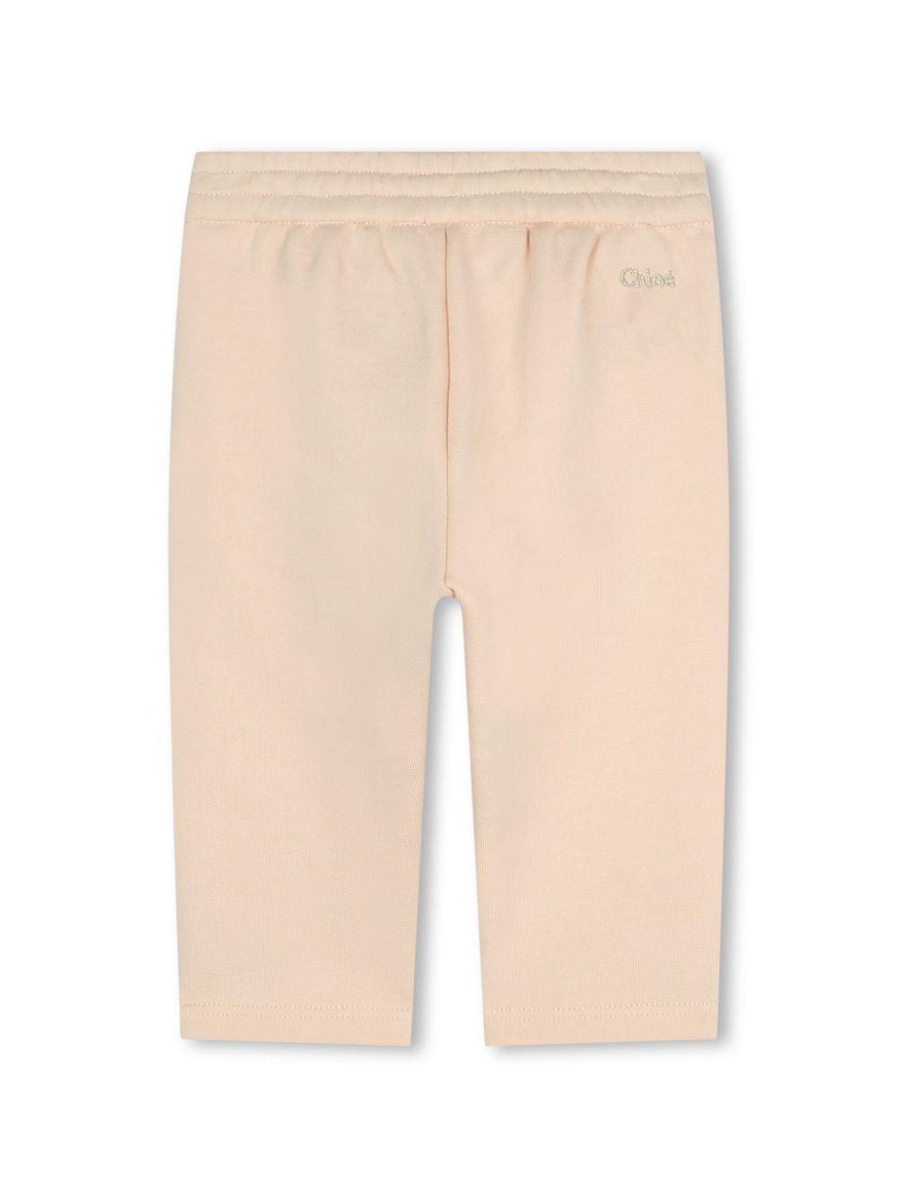 Leggins rosa neonata