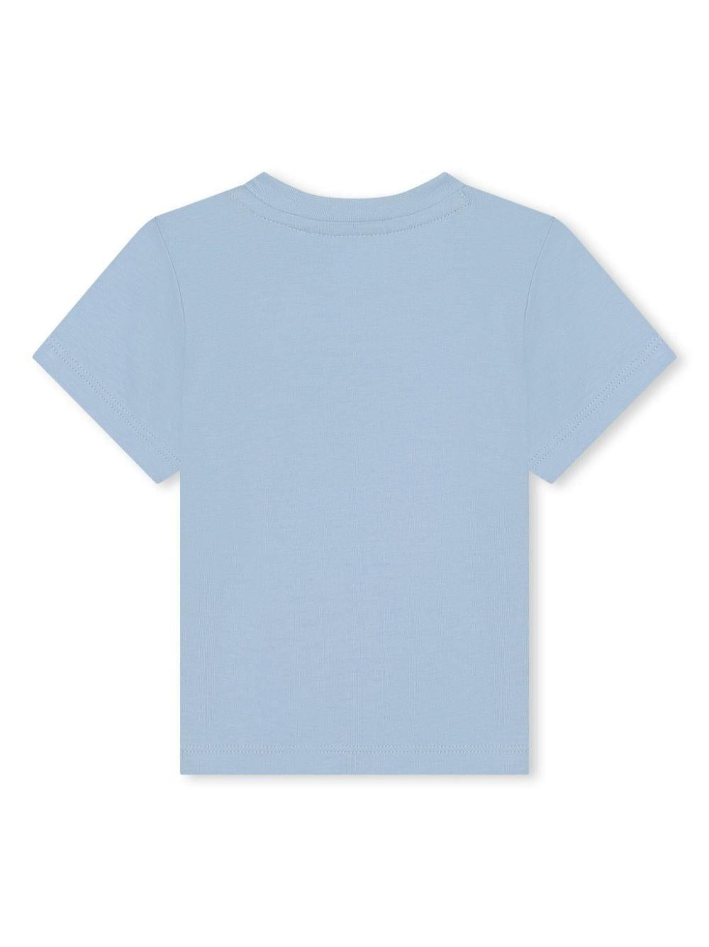 T-shirt neonato blu pastello