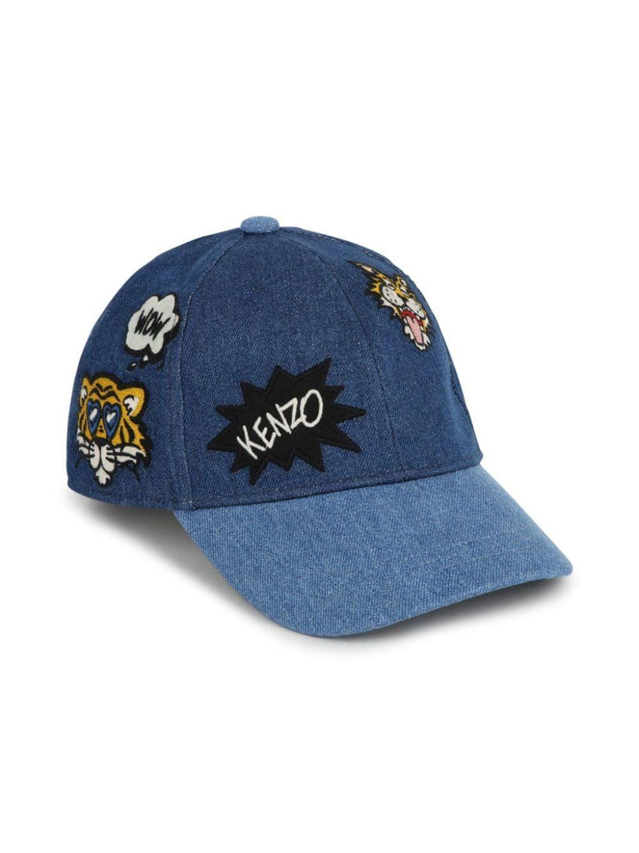 Cappello bambino indaco
