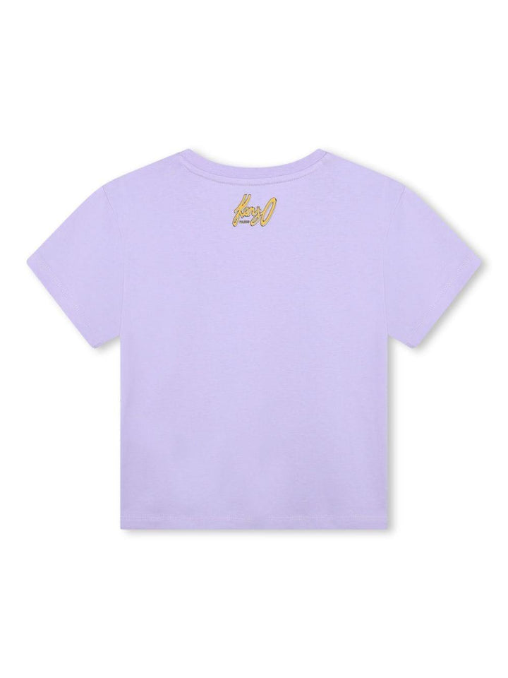 T-shirt lilla bambina