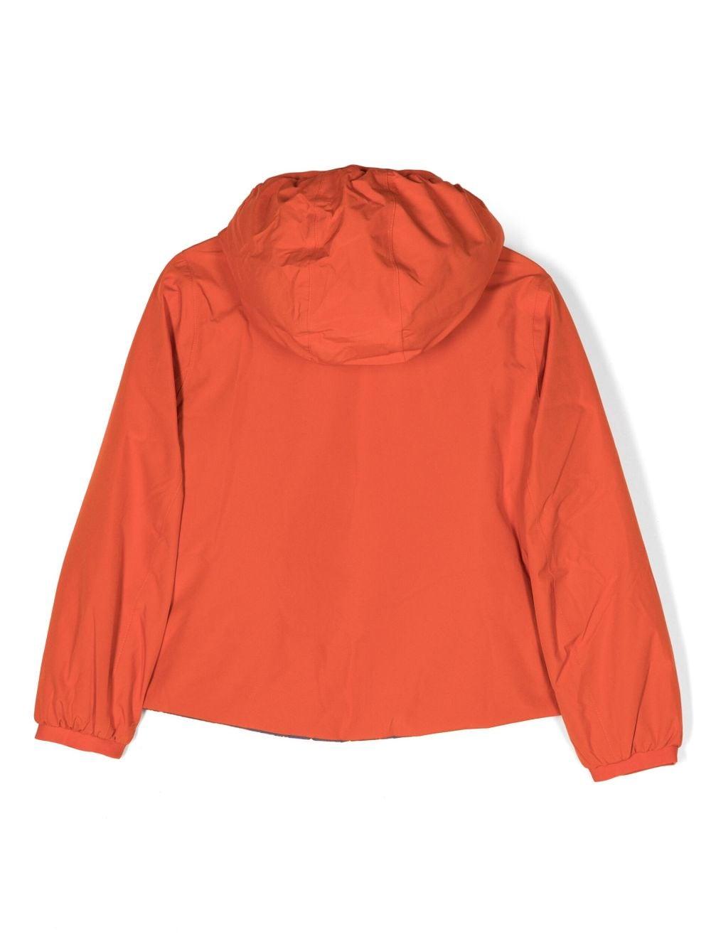 Piumino arancio bambino