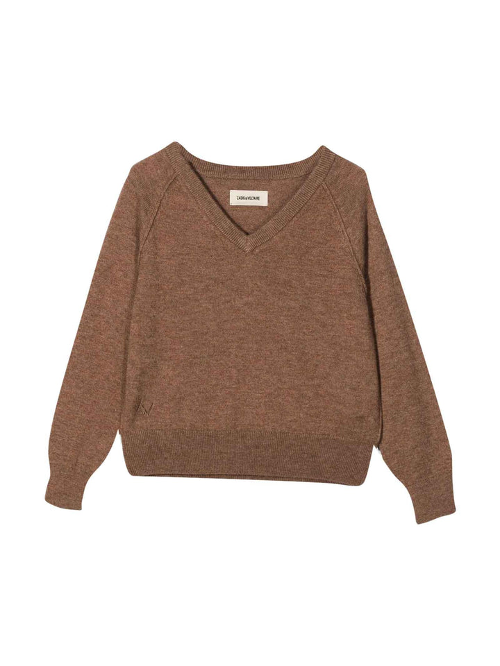 Maglione unisex con ricamo