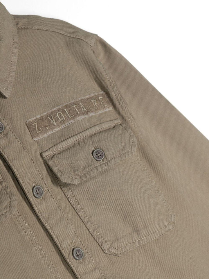 camicia verde bambino