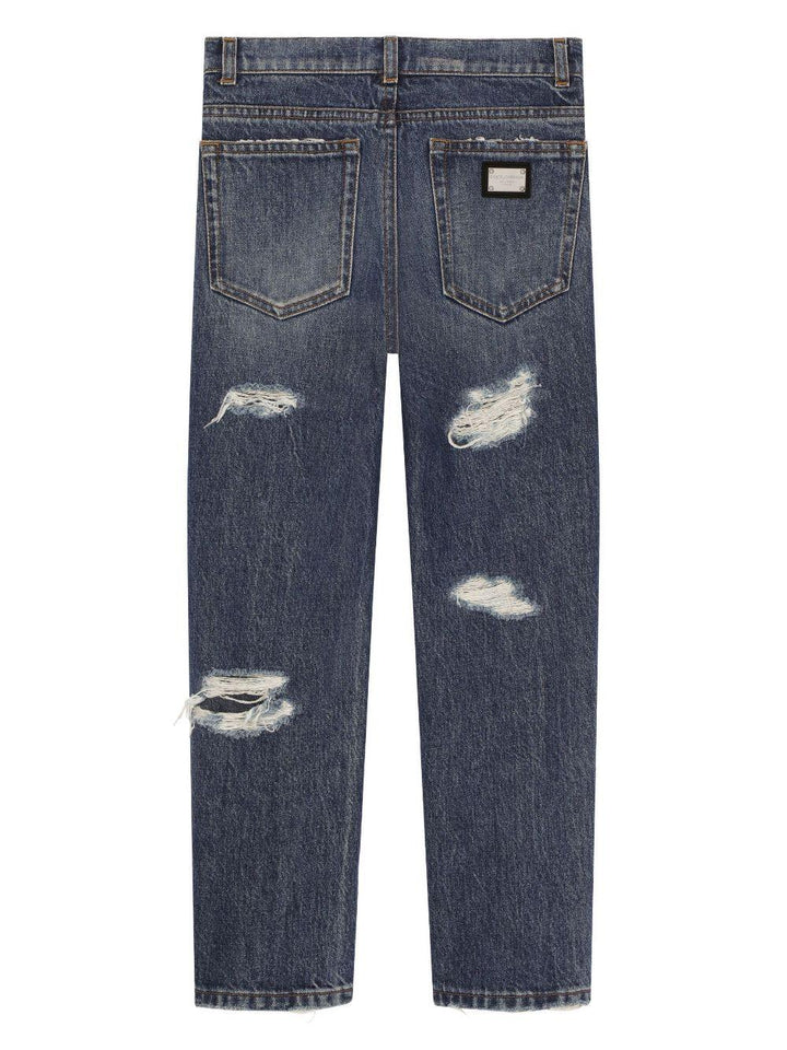 Jeans blu bambina