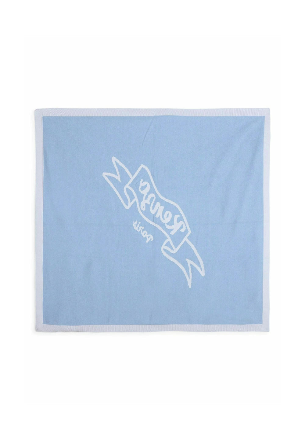 coperta celeste neonato K60594 771 KENZO KIDS 