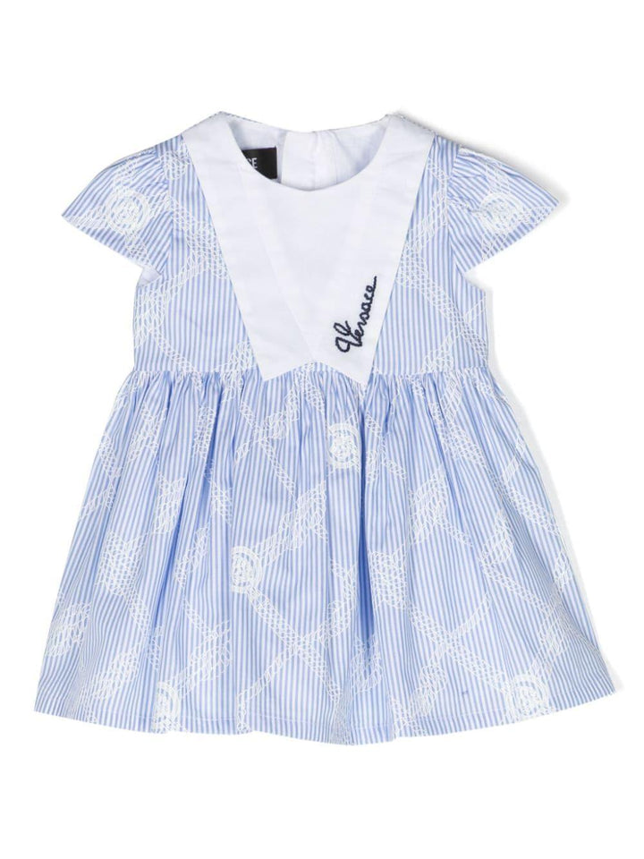 Abito blu neonata