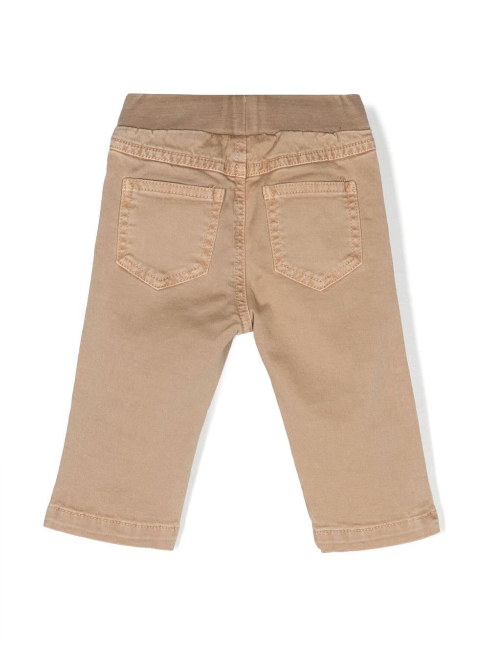 Pantaloni marroni neonato