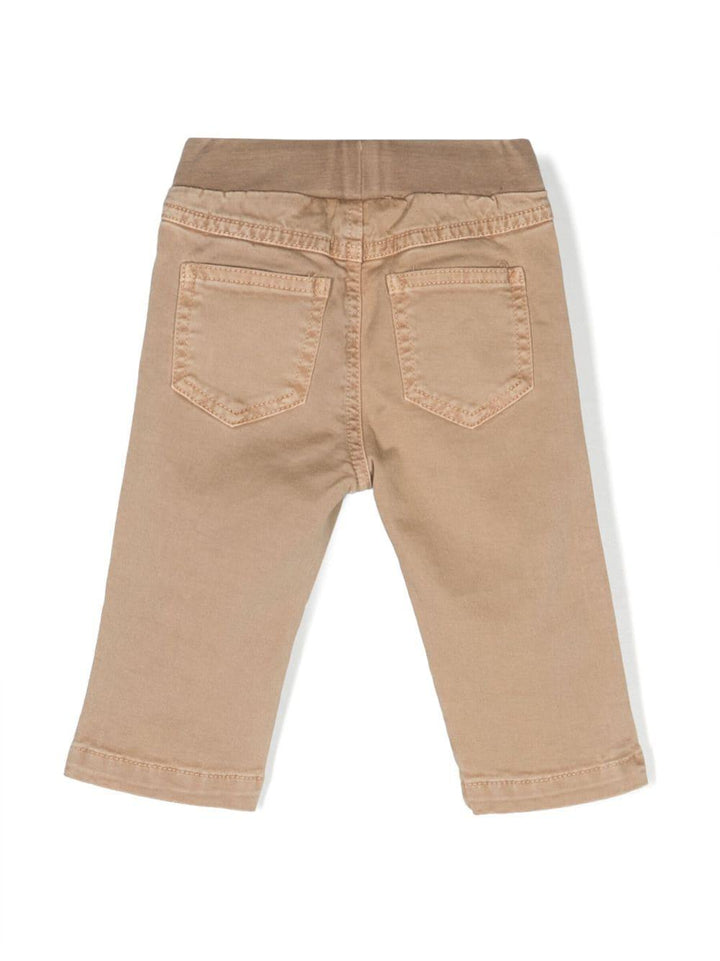 Pantaloni marroni neonato