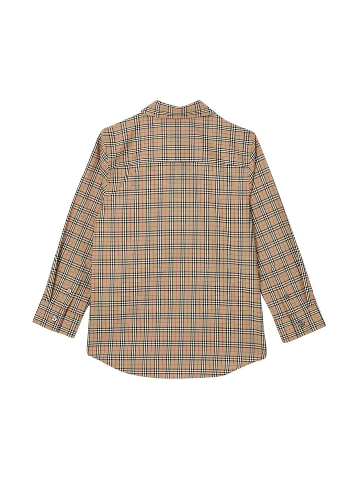 Camicia beige bambino