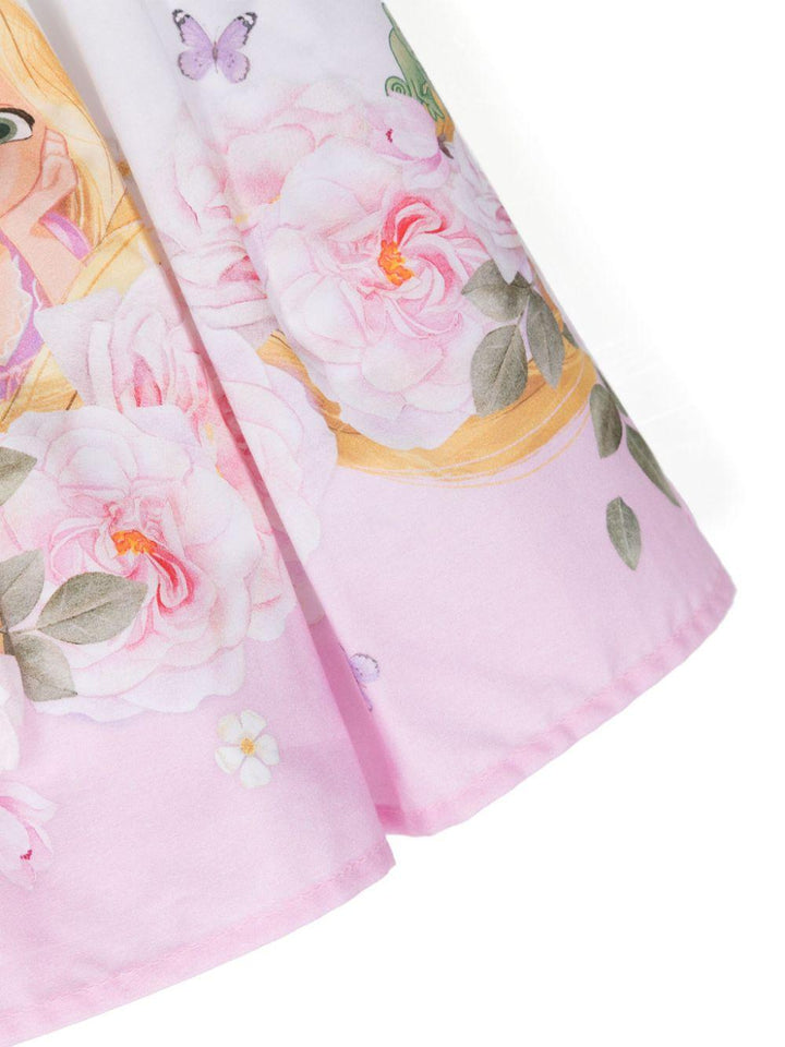 Gonna bianco/rosa bambina