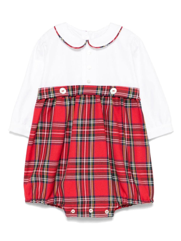 Body bianco/rosso neonata