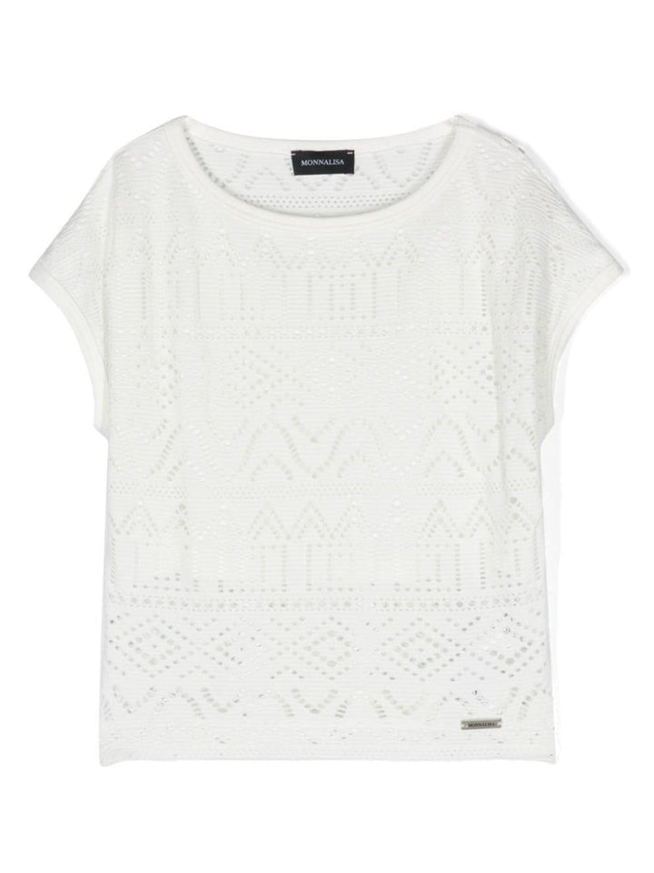 T-shirt bianca  bambina