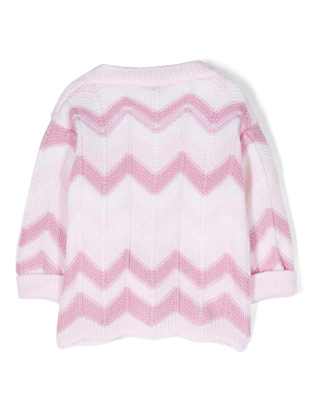 Cardigan multicolor neonata MT9000W0012 999 MISSONI KIDS 