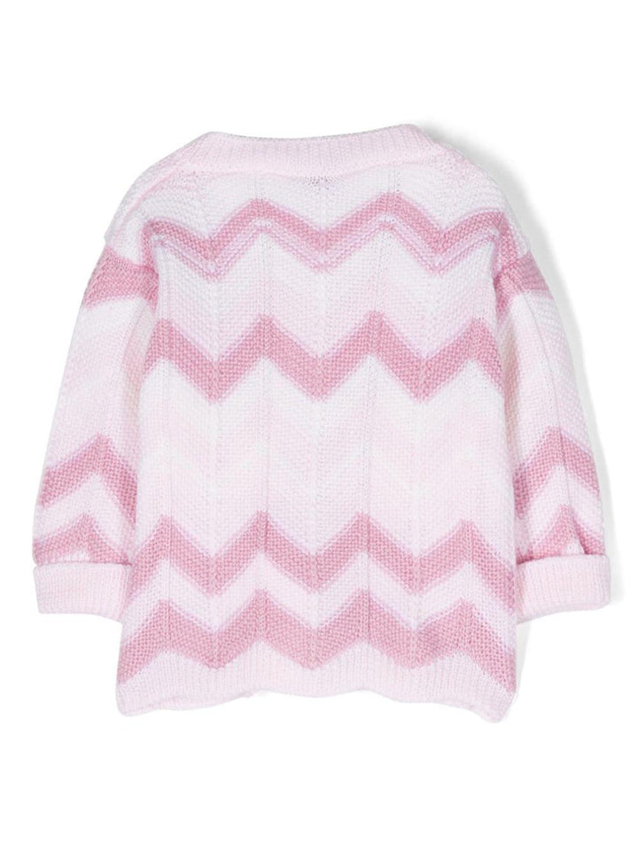 Cardigan multicolor neonata MT9000W0012 999 MISSONI KIDS 