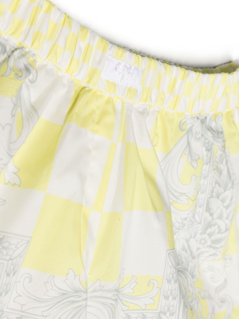 Shorts giallo bambina