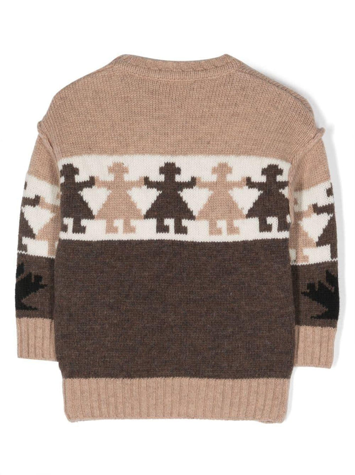 Maglia marrone bambino