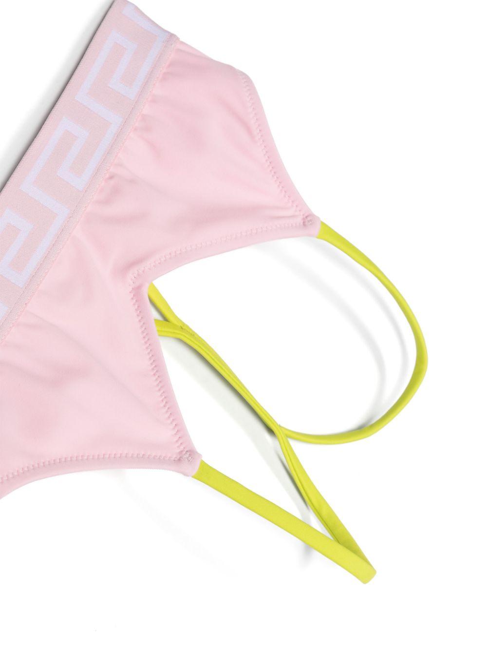 Bikini Greca rosa bambina