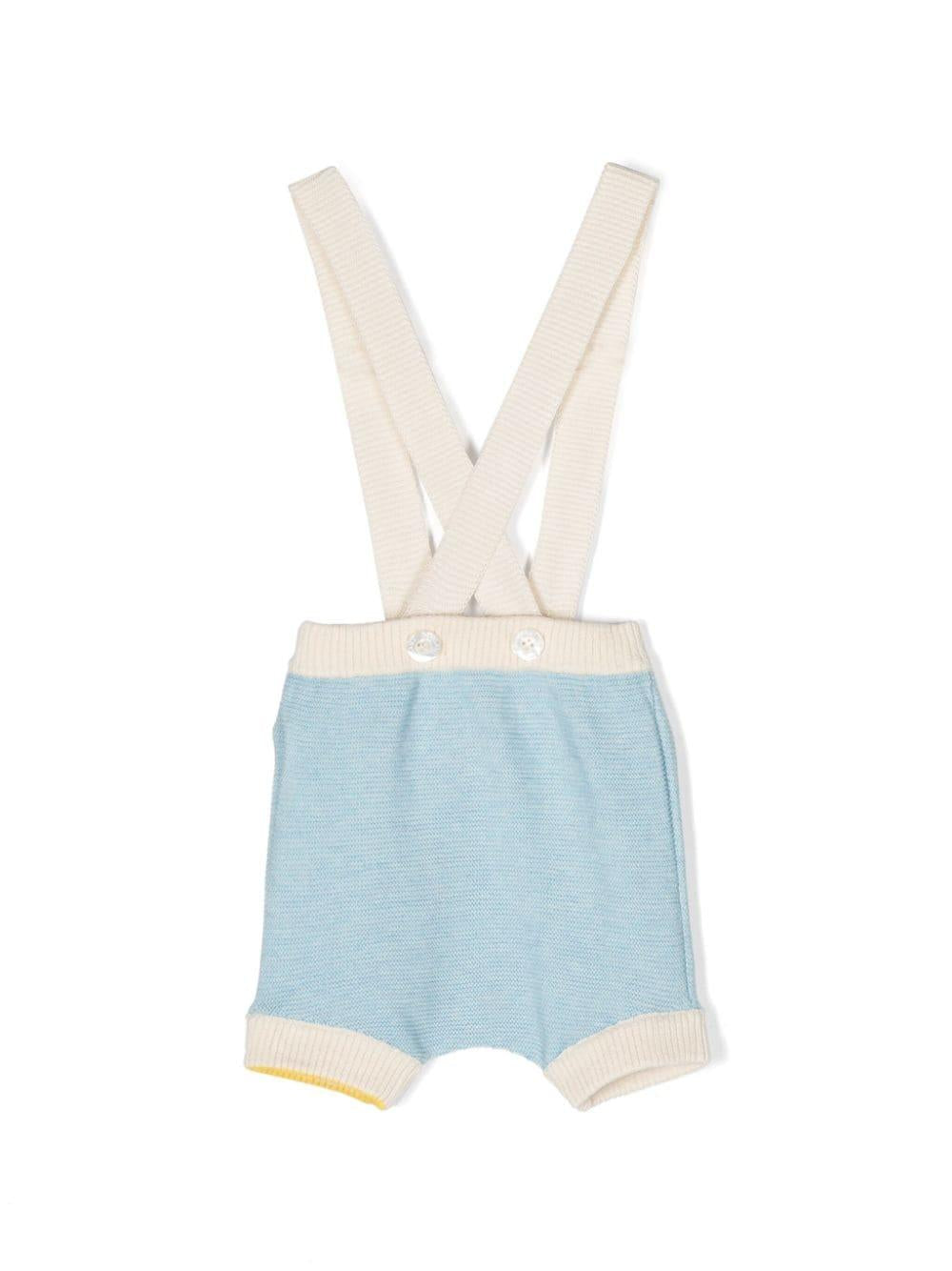 Shorts azzurri neonato unisex