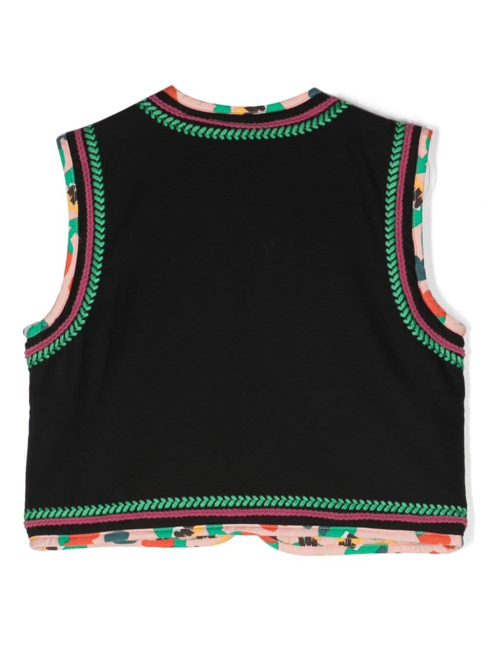 Gilet nero bambina