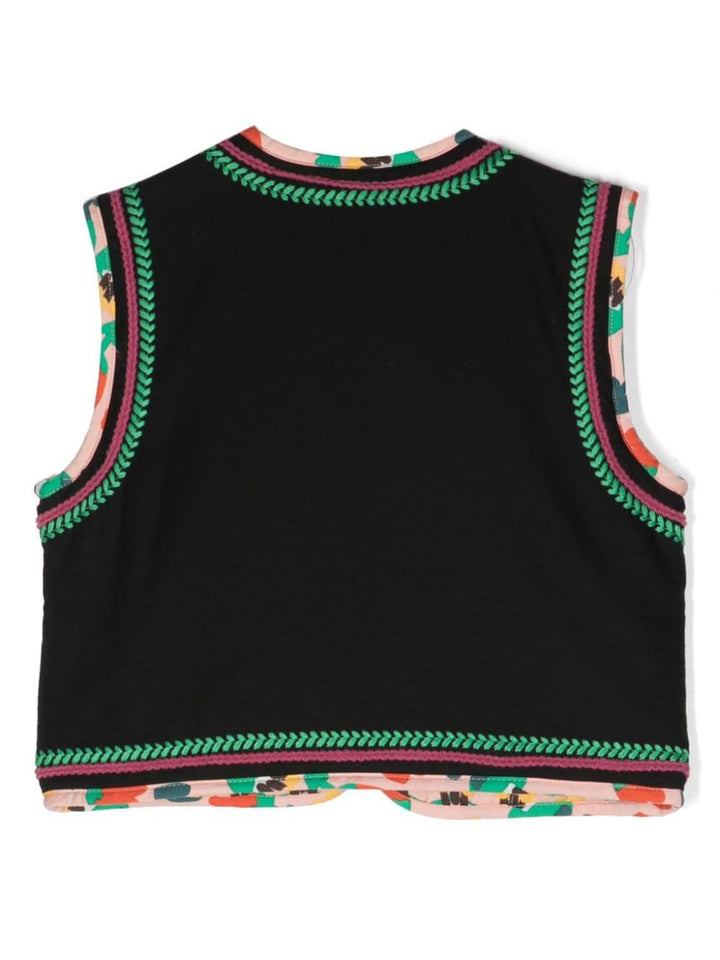 Gilet nero bambina