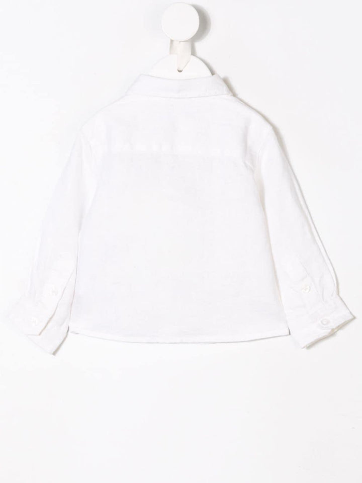 camicia bianca neonato