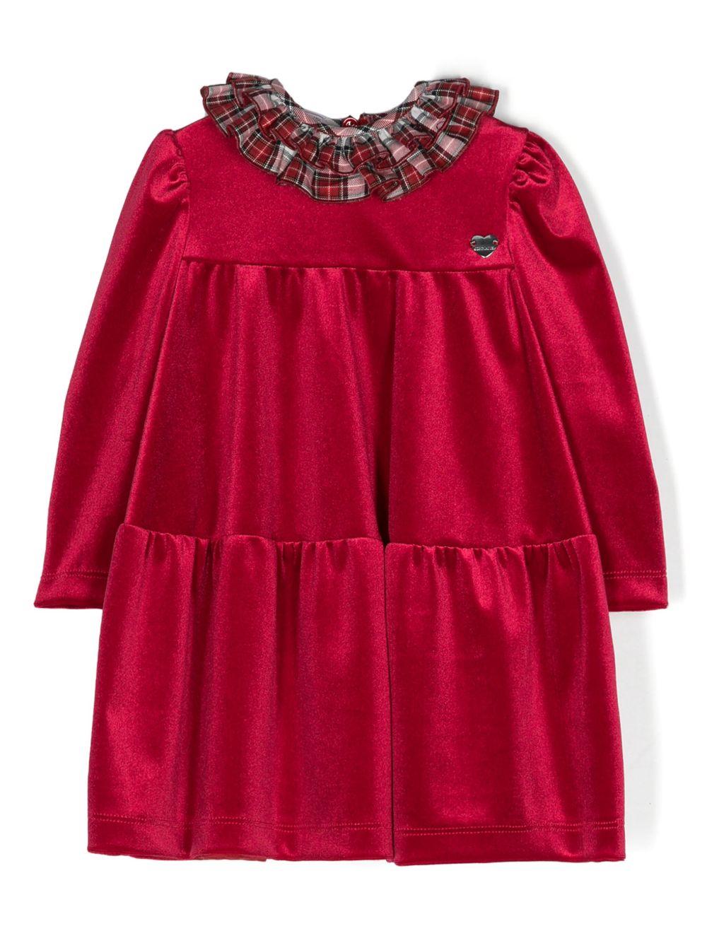 abito rosso neonata 31D9134850 0043 Monnalisa kids 