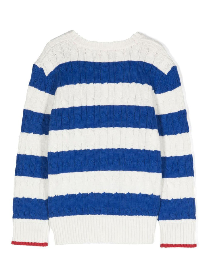 Maglione bianco/blu bambino 322926236 001 RALPH LAUREN KIDS 