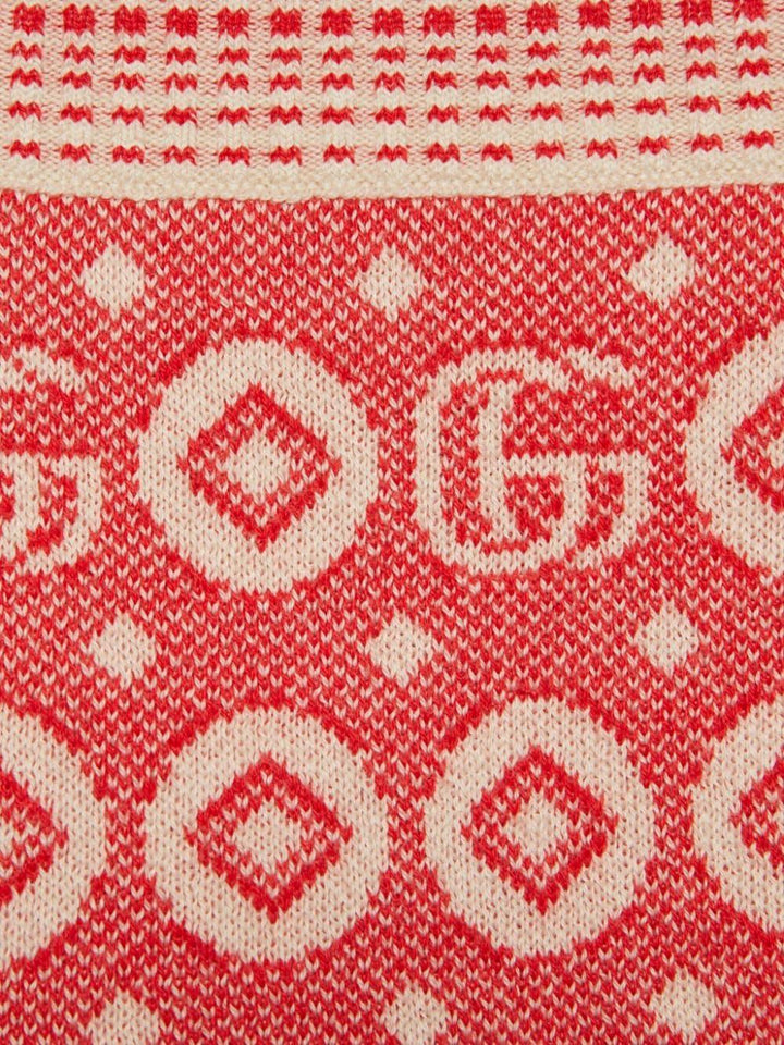 Shorts rosso/beige bambina