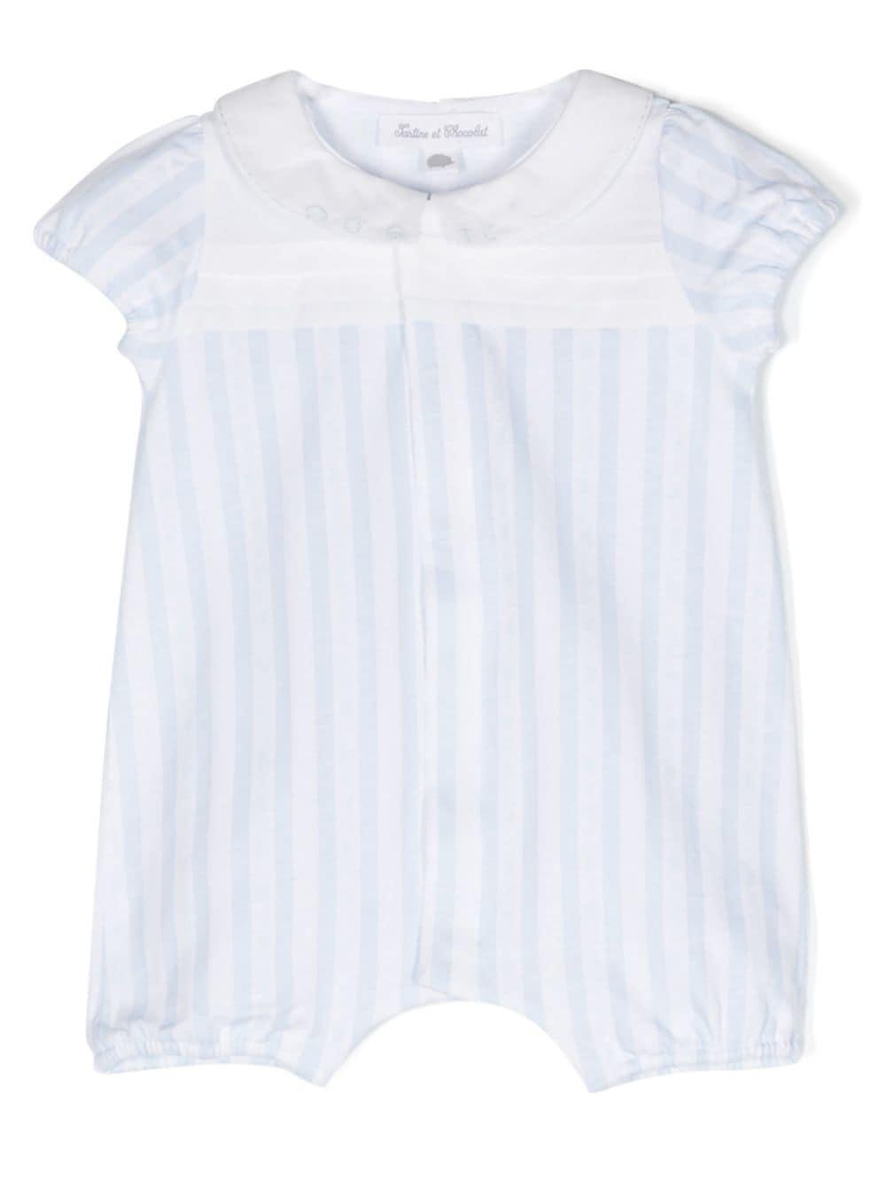 tutina corta a righe neonato