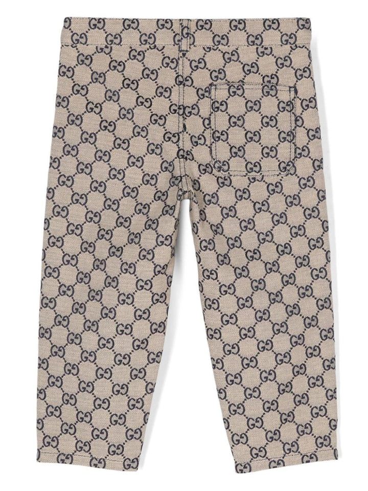 Pantaloni beige neonato unisex 791202XWA2M 9118 GUCCI KIDS 