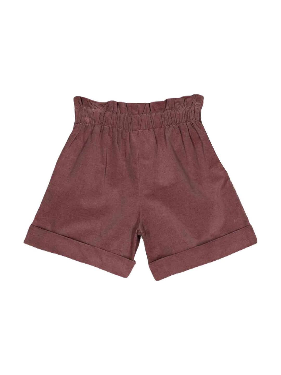 Shorts bordeaux bambina