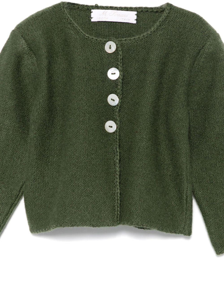 cardigan verde neonato