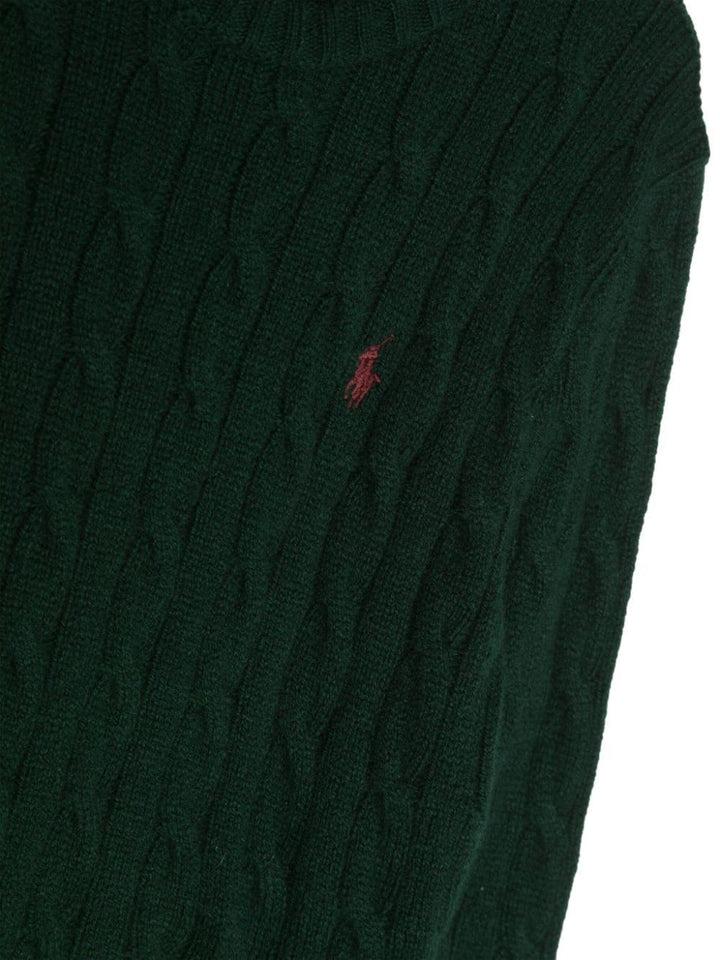 Maglione verde bambino 322918291 002 RALPH LAUREN KIDS 